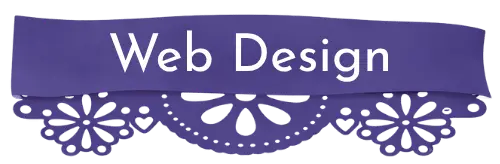 Web Design CTA button to navigate to Web Design page for Fiesta Web Creative