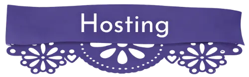 Hosting CTA button to navigate to hosting page for Fiesta Web Creative