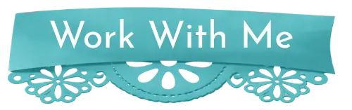 Work With Me button to navigate to contact page for Fiesta Web Creative