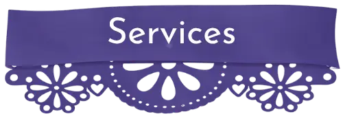 Services CTA button to navigate to Services page for Fiesta Web Creative